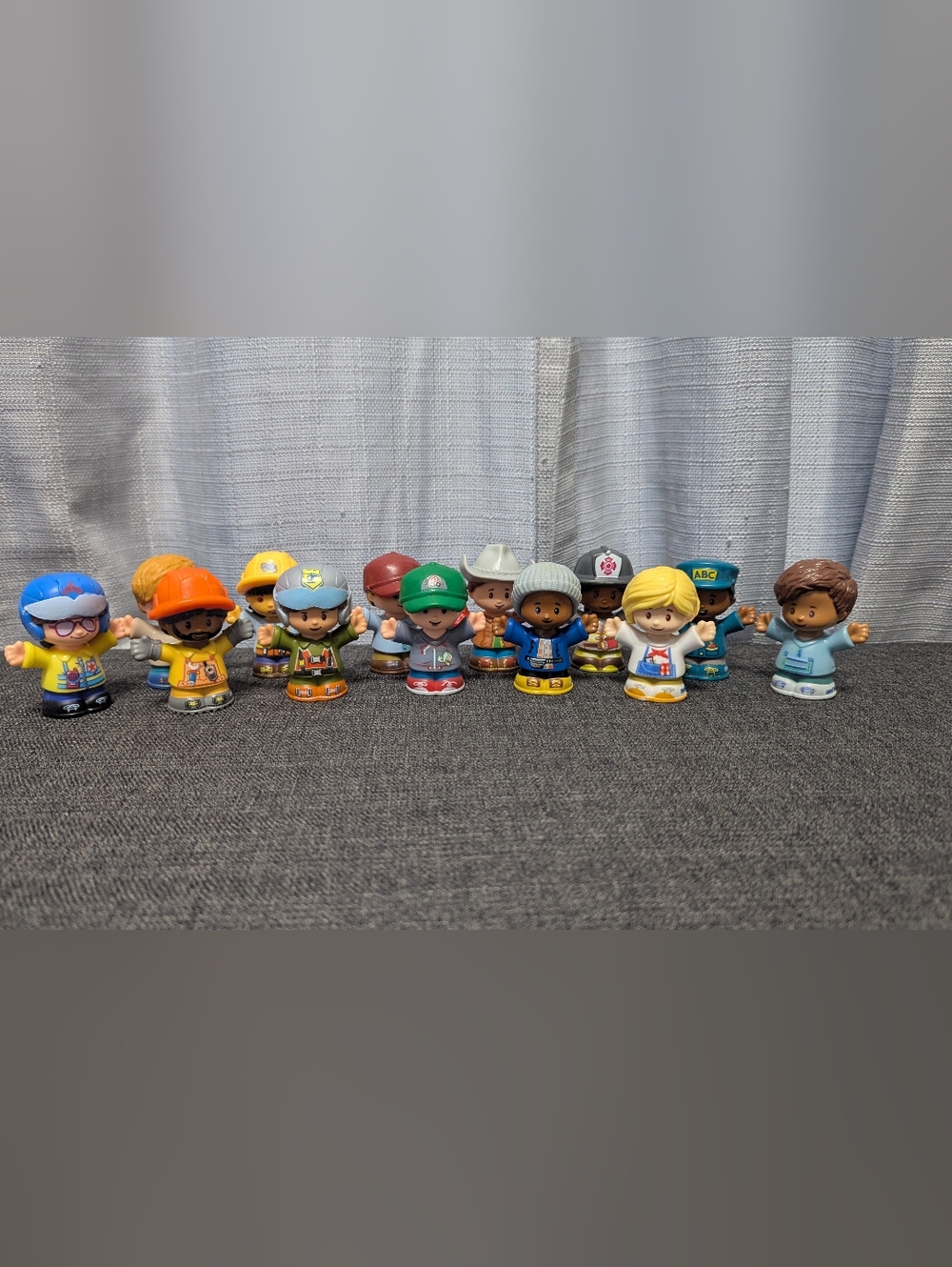 Lot of 17 Little People Jobs Career School Doctor Teacher Farmer Etc Figures